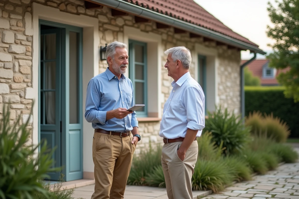 Jeune professionnel expliquant l