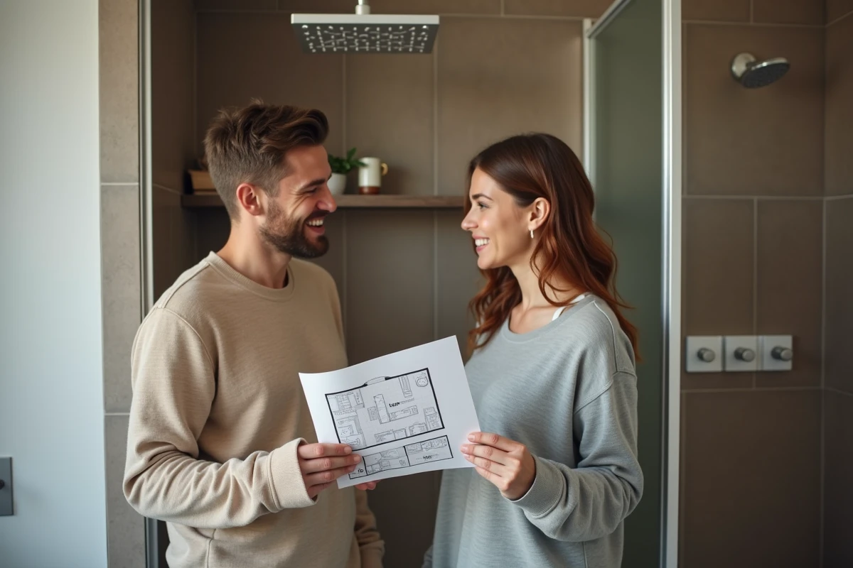 Jeune couple discute de l