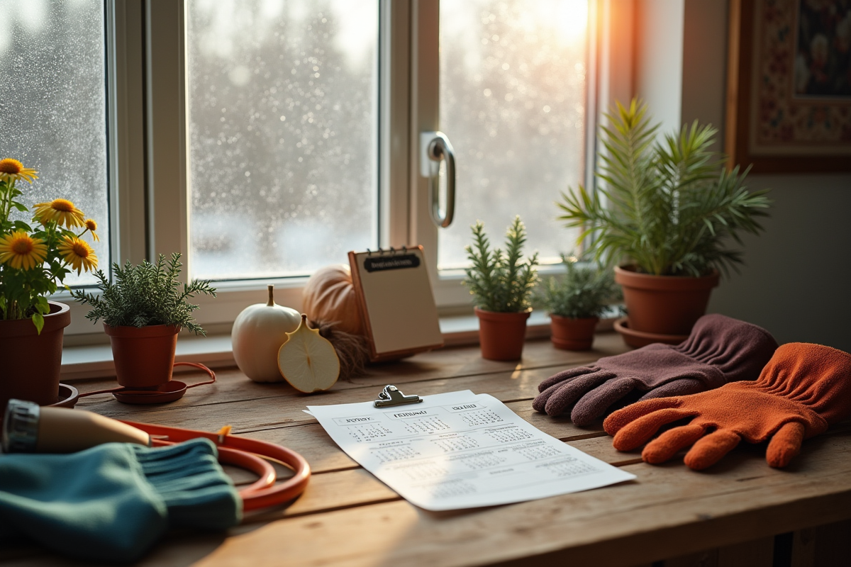 jardinage hiver