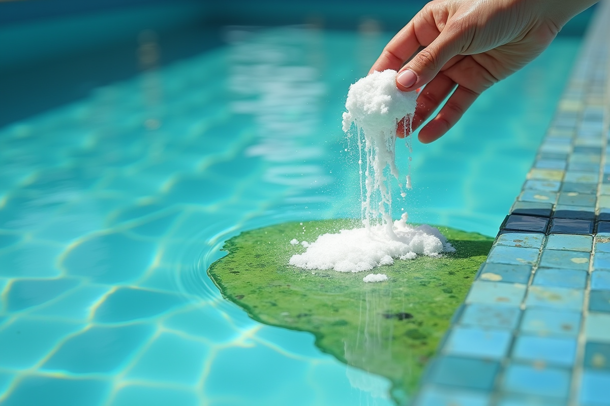 algues piscine