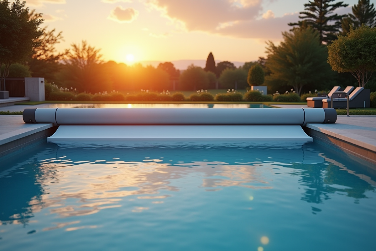 rideau piscine