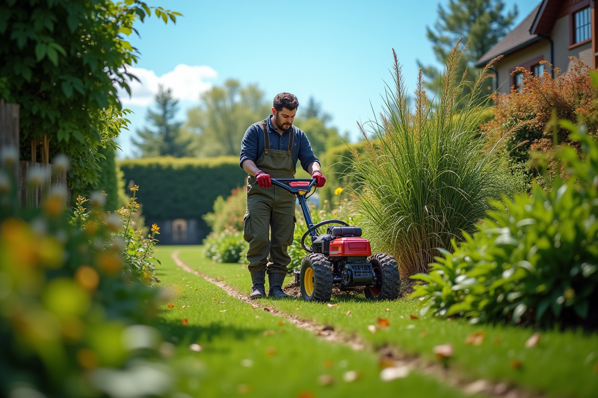 débroussailleuse  jardinage