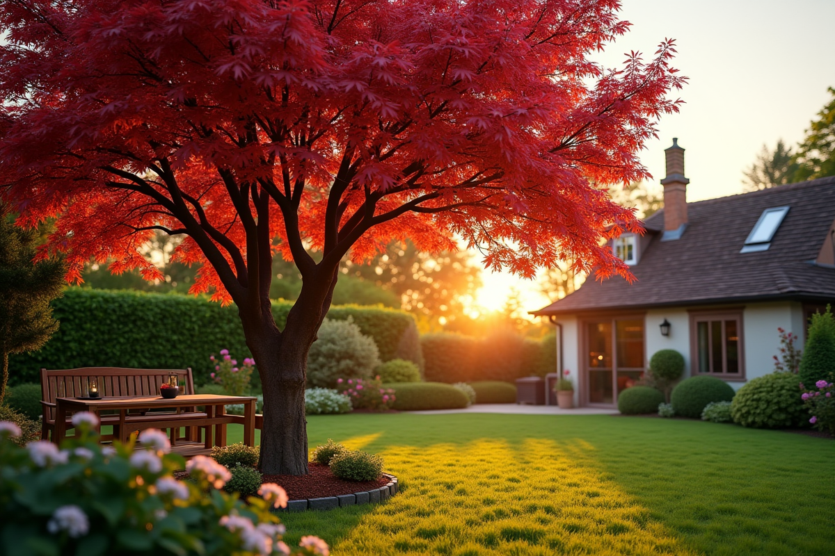 arbre rouge