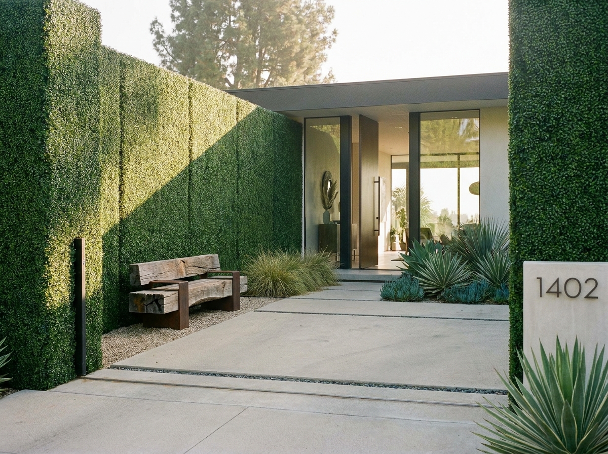 haies artificielles jardin